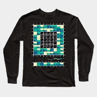 Mydoku_W006_H001_003_F: Sudoku, Sudoku coloring, logic, logic puzzle, holiday puzzle, fun, away from screen Long Sleeve T-Shirt